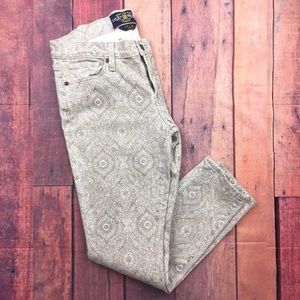 Lucky Brand Beige Ankle Skinny Jean Size 12/31
